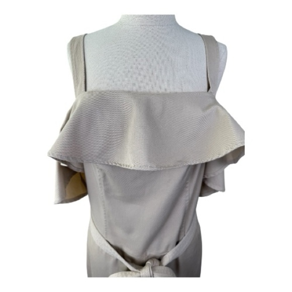 Banana Republic Cream Ruffle Jumpsuit - Picture 8 of 13